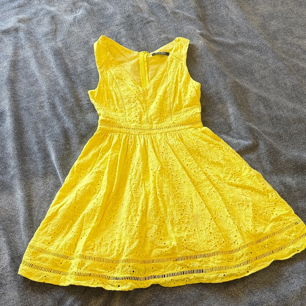 Yellow Sleeveless Dress